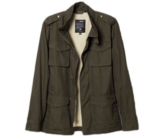 Image of RVCA Hammersmith Jacket Charcoal/Green