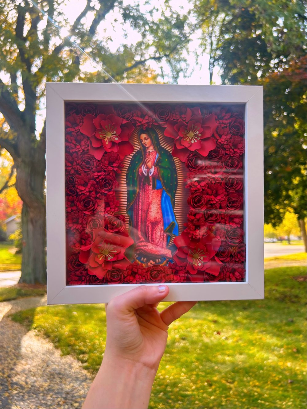 Image of virgencita shadow box 