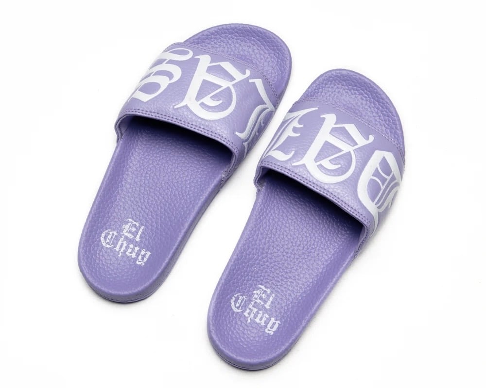 Image of DALLAS LAVENDER SLIDES (NOW SHIPPING)
