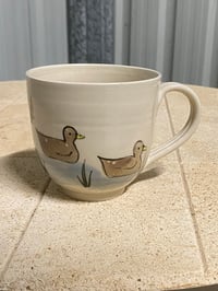 Image 3 of Duck Decorated Stoneware Mug
