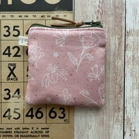 Image 5 of "Garden Party" Super Mini Quilted Zipper Bag