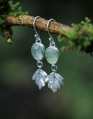 Image of Prehnite Hawthorn Earrings