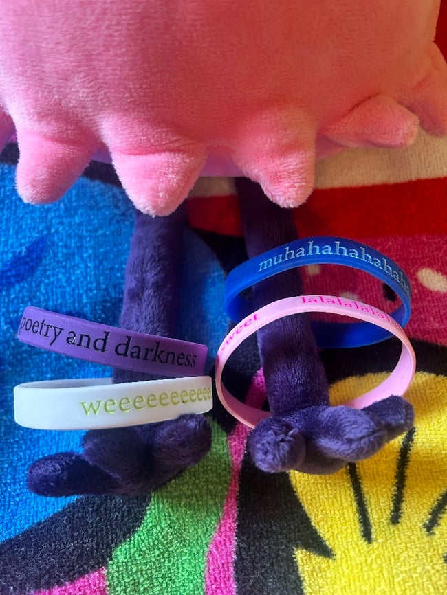 Double Date silicone bracelet (4 pack)