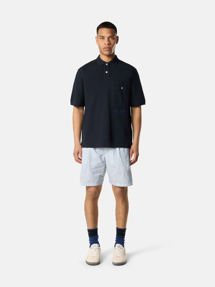 Image of STONE ISLAND 2200004 ORGANIC COTTON MACRO PIQUÉ_STONE ISLAND MARINA