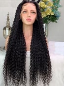Image 1 of 34inch curly/deep wave 13x4 or 6x6 lace wig