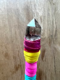 Image 3 of *new* SMOKEY RAINBOW crystal wand