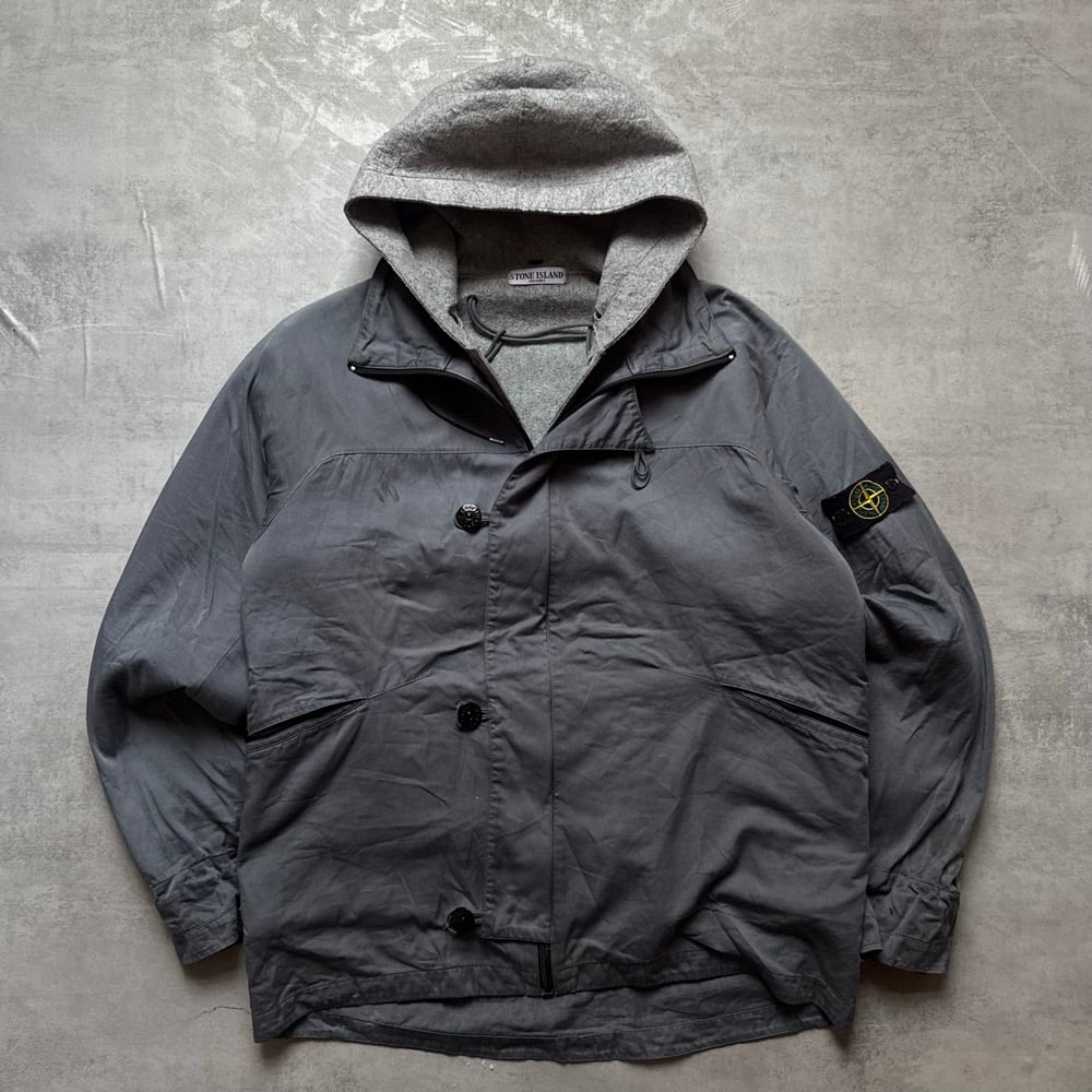 Image of AW 2004 Stone Island Raso Gommato, size XL