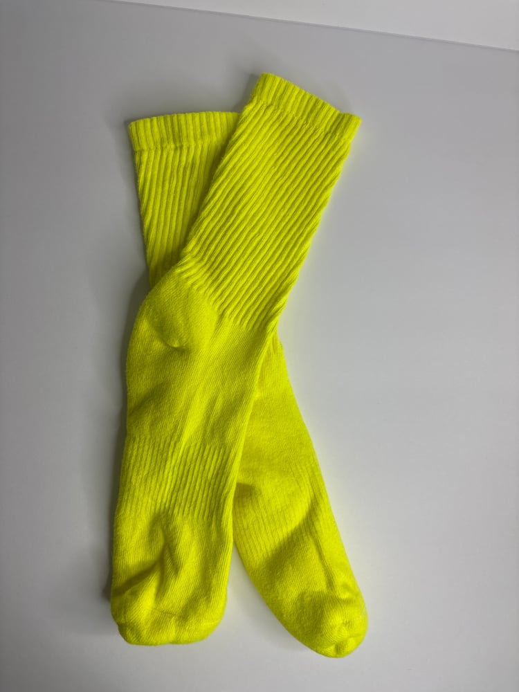 Image of Hand Dyed Construction Socks 