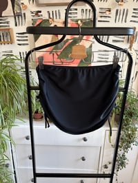 Image 1 of Drawstring side black top