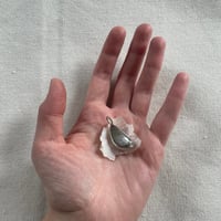 Image 5 of garlic clove in silver 