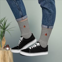 Image 3 of I'm Fire Embroidered Socks
