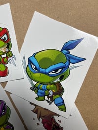 Image 4 of NEW TMNT CHIBI STICKER SET