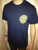 Image of Navy T-Shirt with metallic gold print SOLD OUT