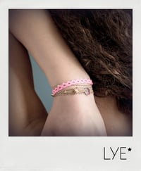 Image 1 of Multirangs Dentelle - Or Rose