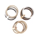 Set de 4 Bagues Brillantes