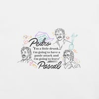 Image 2 of Pedro... "I'm going to have a panic attack" ... Pascal Doodle Tee (Light Colors)