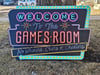 Games room sign 