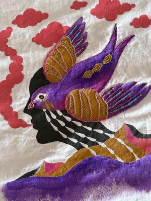 I AM A BIRD original painting