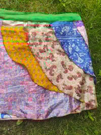 Image 8 of Wrap petal skirt 8-18 uk green waistband