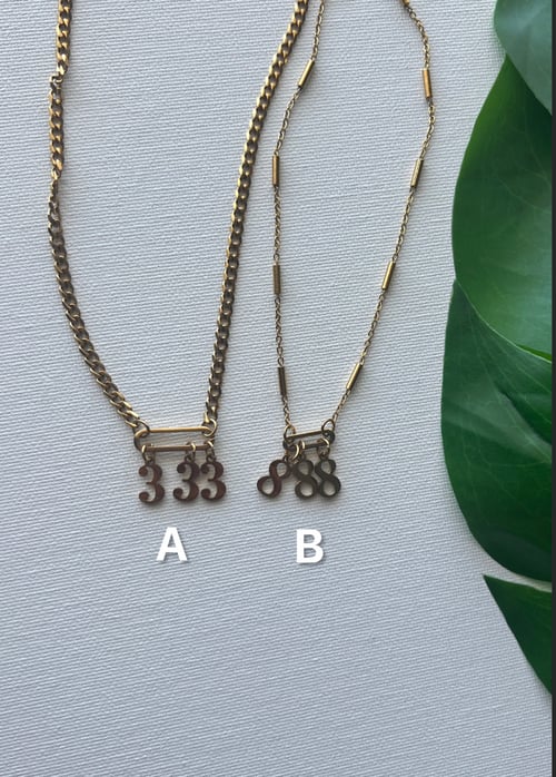 Image of ELEMO • Angel Number Necklace