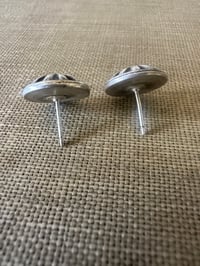 Image 2 of Concho Stud Earrings 