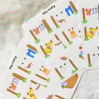 Image 2 of “Blob does laundry” sticker sheet