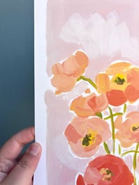 Image 3 of Orange Poppies Print