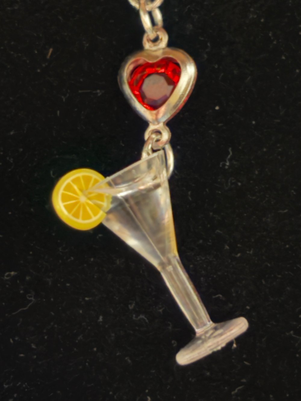 Image of Martini glass dangle earrings