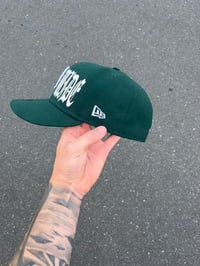 Image 3 of FOREST GREEN NEW YORK METS CUSTOM FITTED CAP