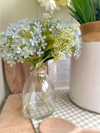 Image 1 of Pale Blue Posy & Vase
