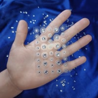 Image 3 of Rhinestone Acne Patches Pearl Collagen Formula
