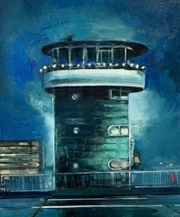 Image 1 of Painting / maleri / "Christianshavn – Malerdrømme og tankestreger – Kulturtårnet"
