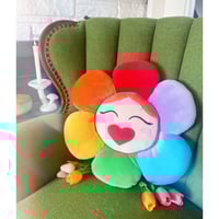 Image 1 of Rainbow Flower Hoseok Cushion