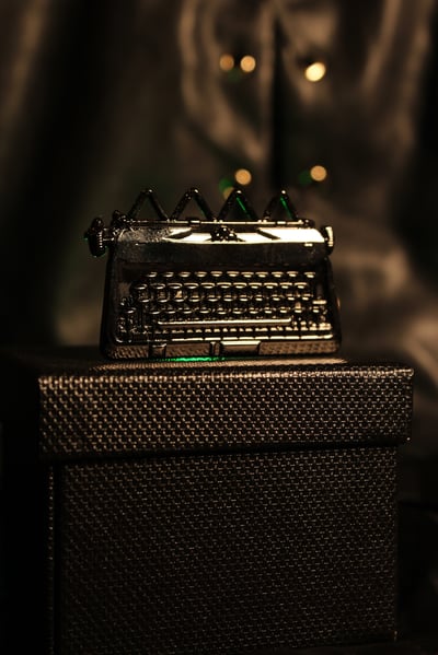 Image of Wednesday's Typewriter Pin