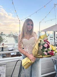 Image 1 of Milky Babe Corset Top