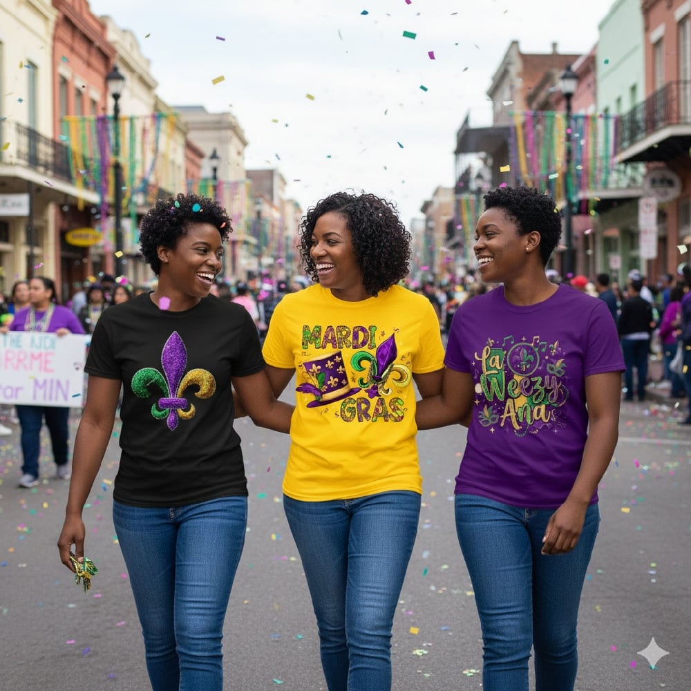 Image of Mardi Gras T-Shirts