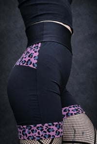 Image 2 of YARA shorts,  pink leopard 