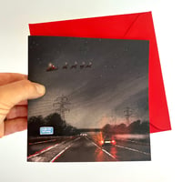 'Driving Home For Christmas' - Luxury Christmas Card (Single Or Multipack)