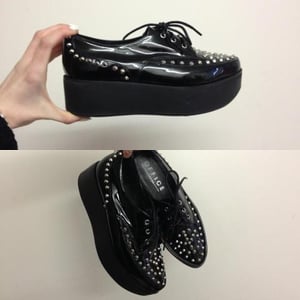 Image of Office Patent Studded Flatforms, UK 5