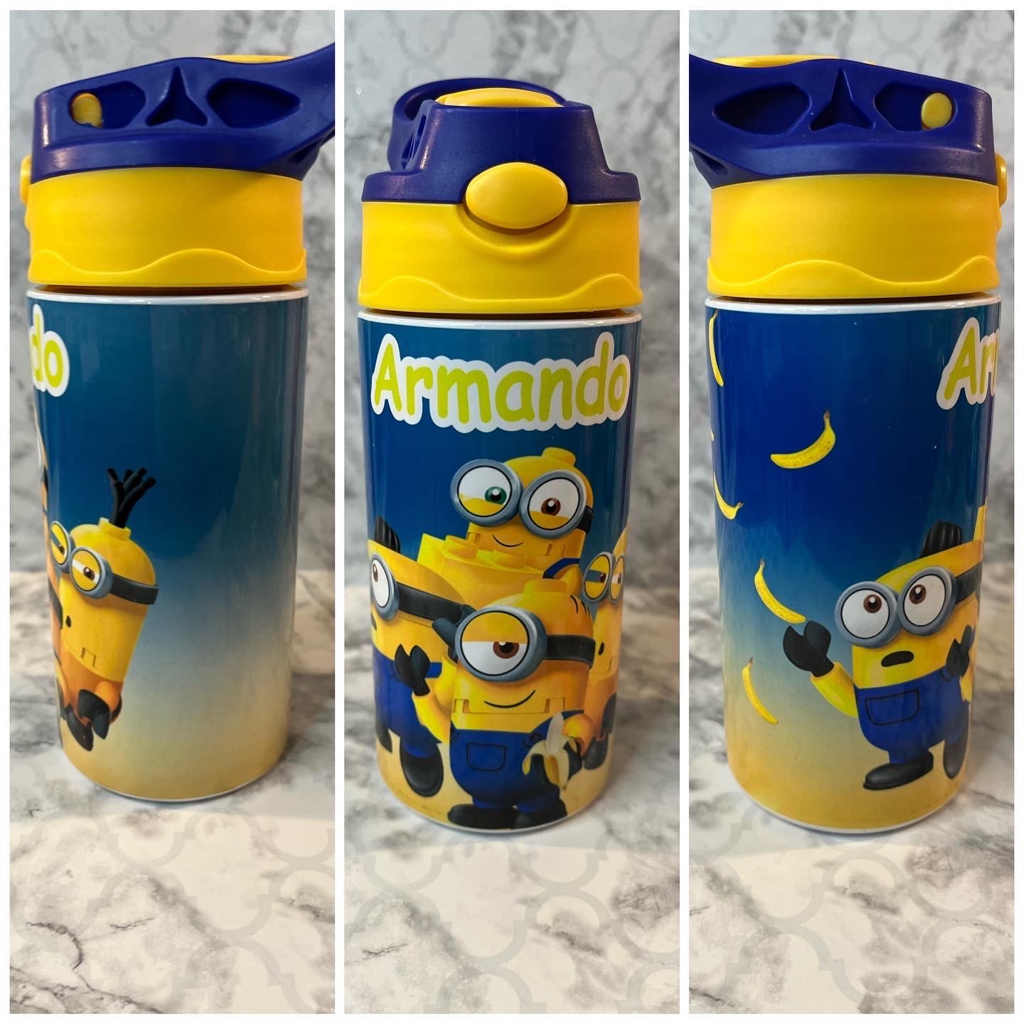 Shop Minions Printed Water Bottle Online