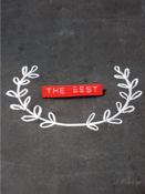 Image of The Best Label Badge