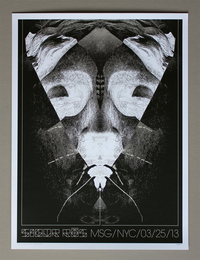 ALAN HYNES Posters and Prints — Sigur Ros poster Madison Square