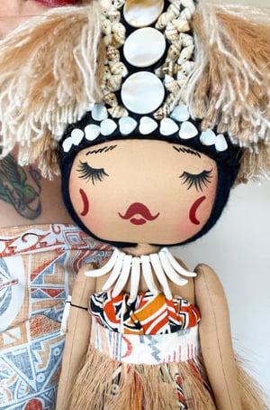 Image of Samoan Taupou Princess Art Doll Medium 