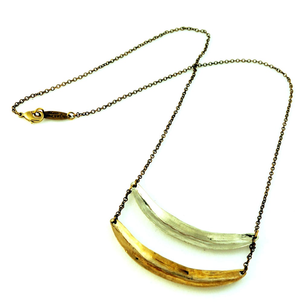 Image of Double Arc Necklace