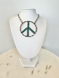 Image 1 of Silver Peace Necklace