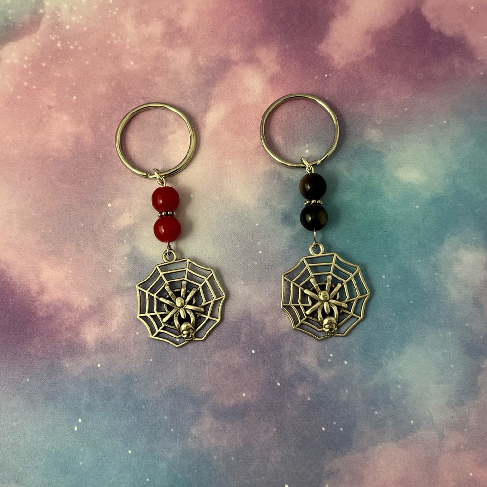 Image of Spiderweb Keychain