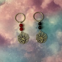 Spiderweb Keychain