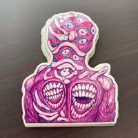 Image 2 of Pink Body Horror stickers 4-pack