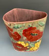 SECOND - “Cornfield flowers” flambé lustre vase