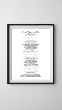 Image 11 of Personalised poem printed